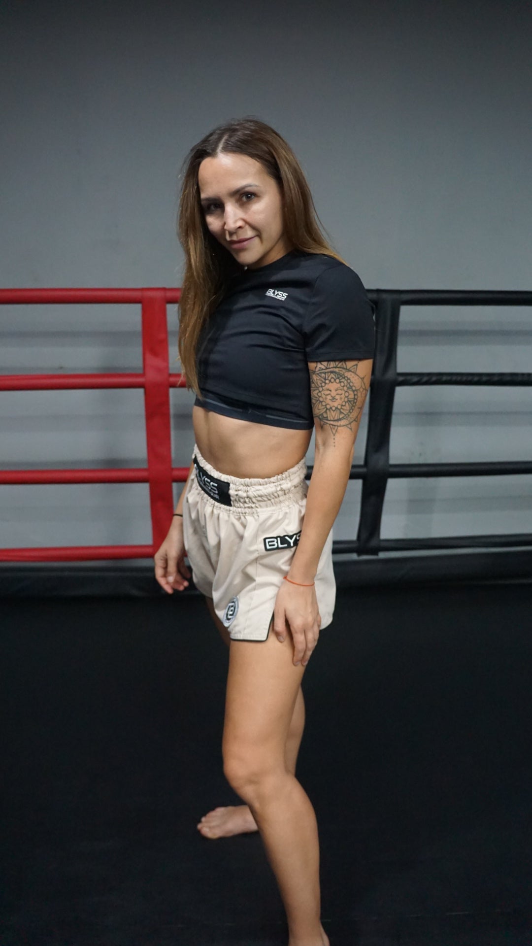 BLYSS Woman Sport Cropped Top Impact Black