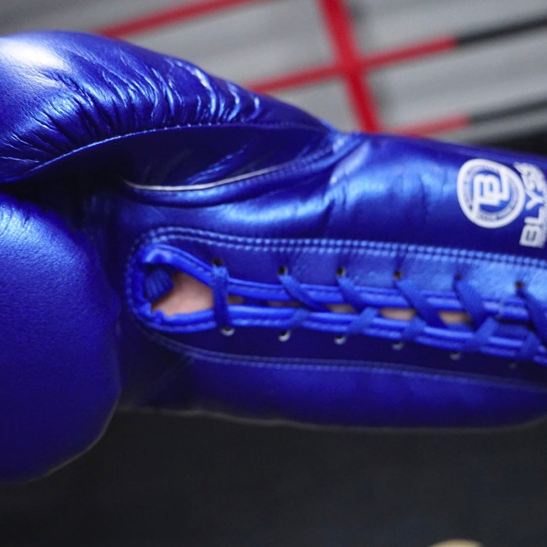 Blyss Boxing Gloves BTB25 Blue Lace Up