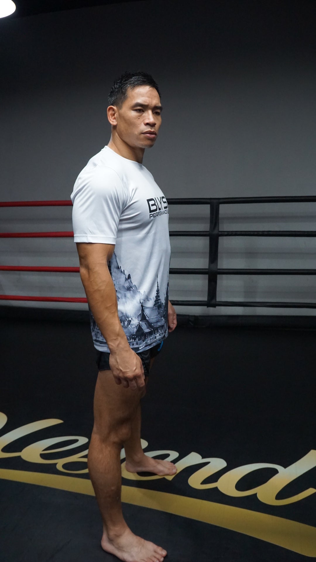 BLYSS Performance Gear Muay Thai T-Shirt Temple Edition White
