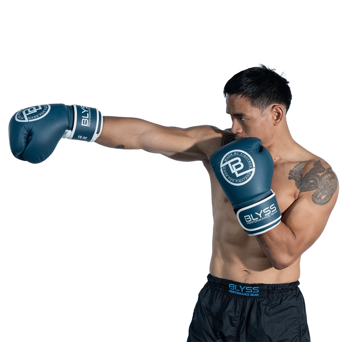 BLYSS Performance Gear Boxing Gloves BTB Turquoise White