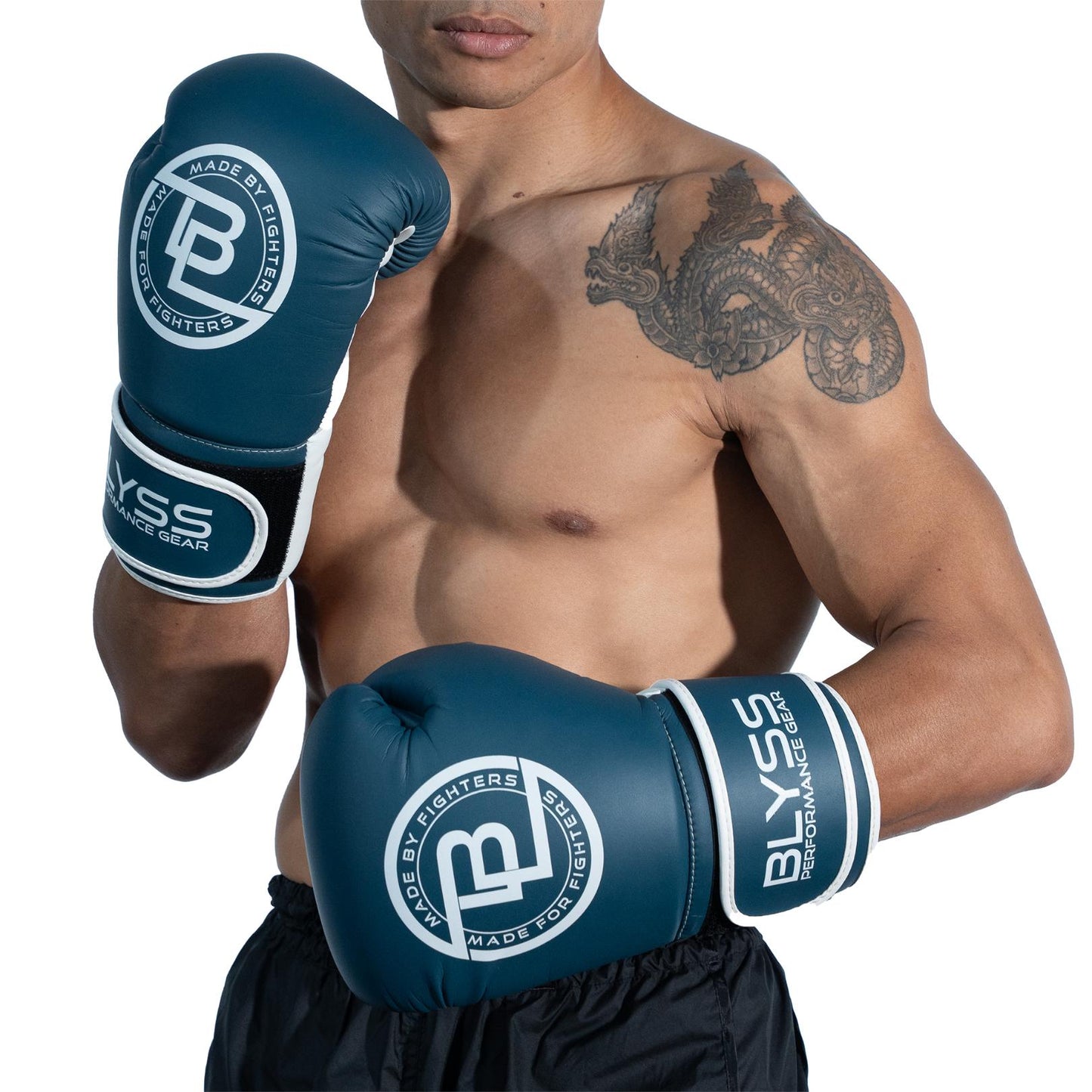 BLYSS Performance Gear Boxing Gloves BTB Turquoise White