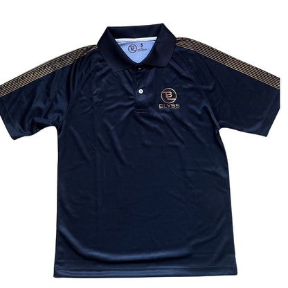 BLYSS Performance Gear Polo Ari Black Gold