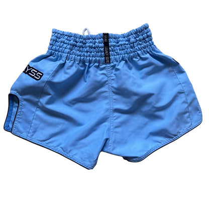 BLYSS Performance Gear Muay Thai Shorts PULSE Sky Blue