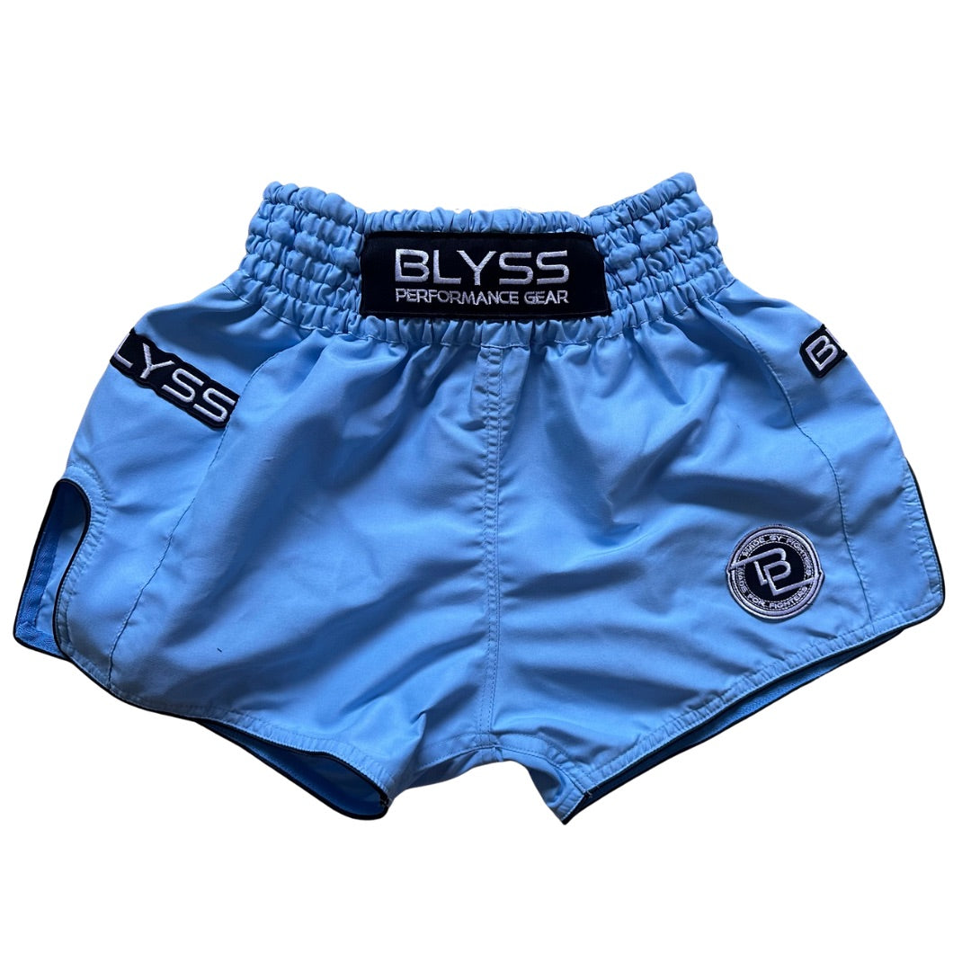 BLYSS Performance Gear Muay Thai Shorts PULSE Sky Blue