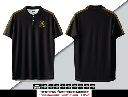 BLYSS Performance Gear Polo Ari Black Gold