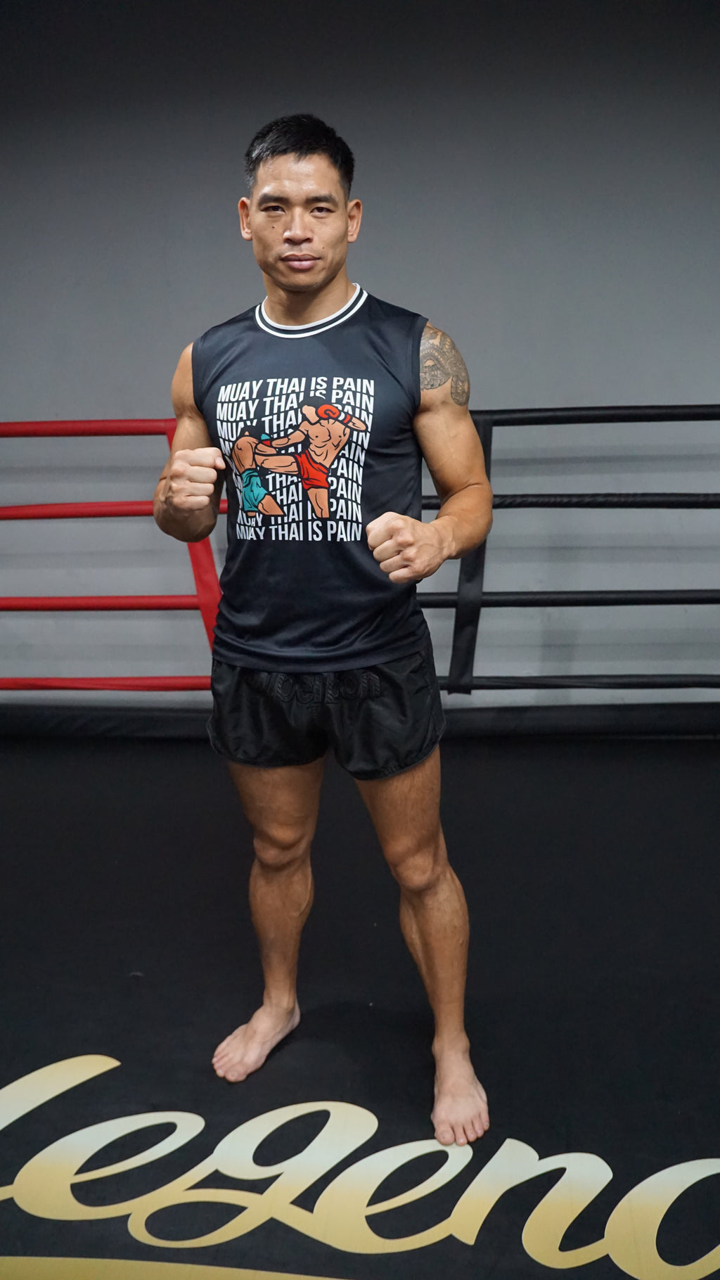 BLYSS Muay Thai Tank Top MUAY THAI IS PAIN
