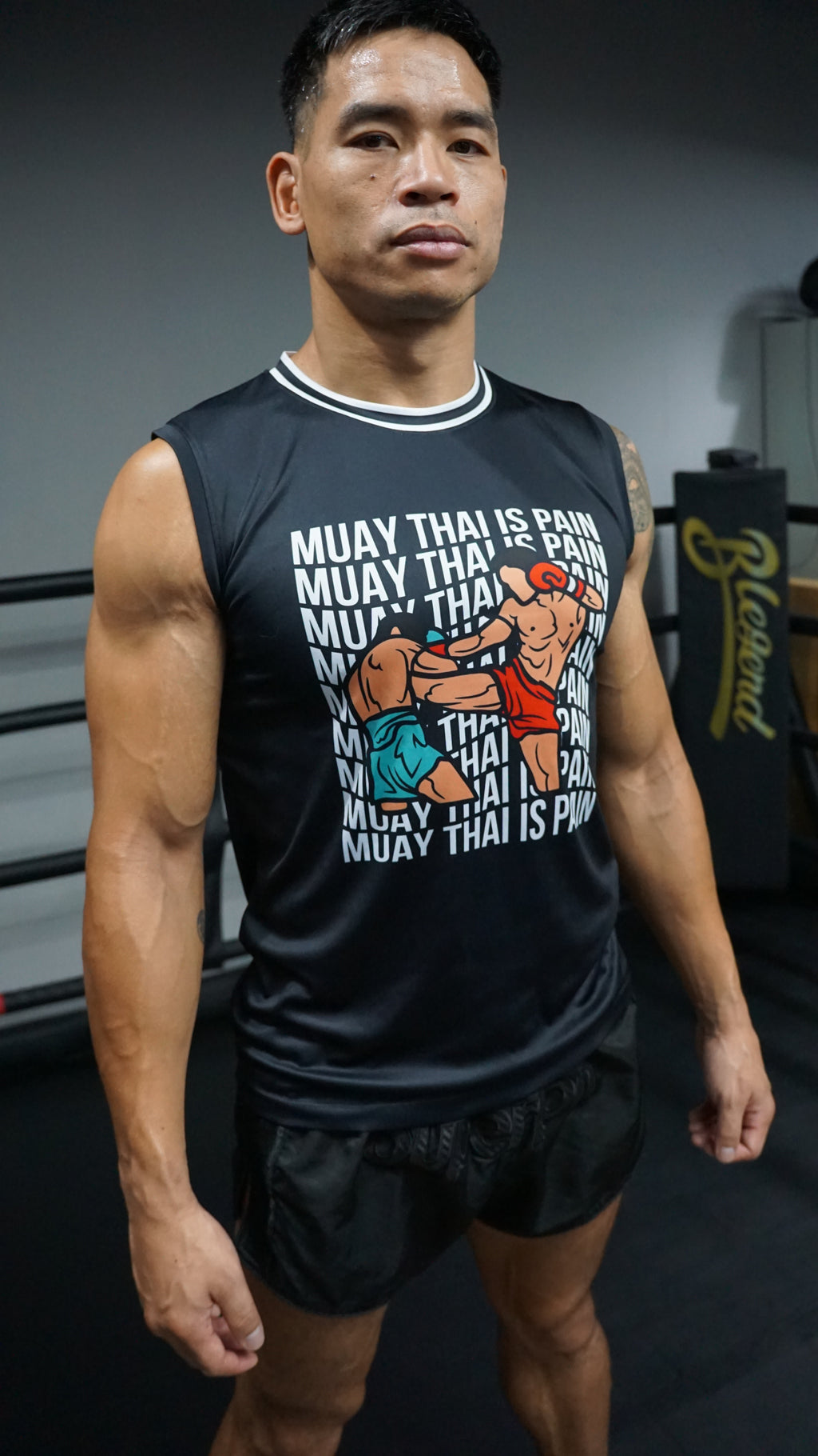 BLYSS Muay Thai Tank Top MUAY THAI IS PAIN