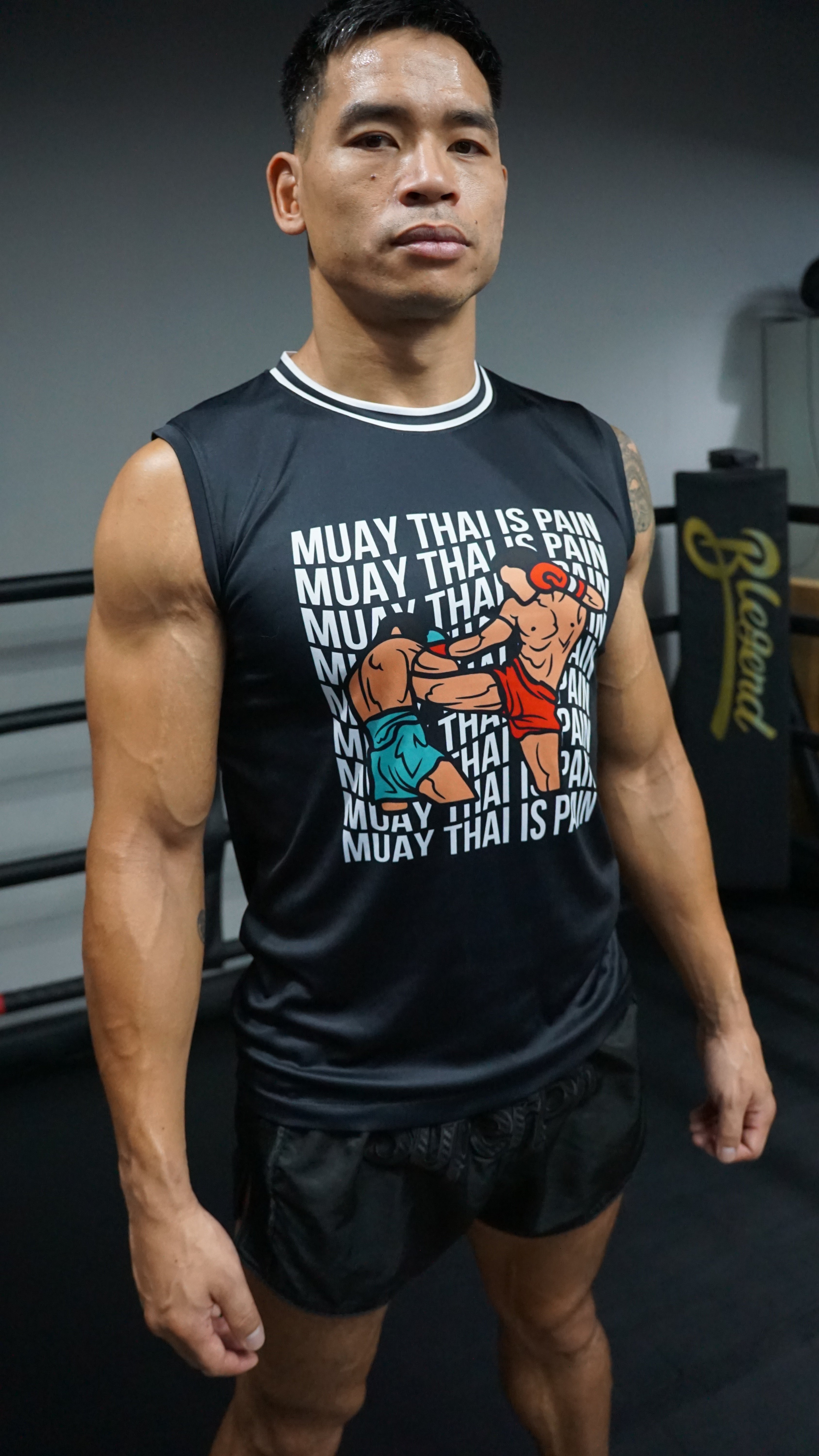 BLYSS Muay Thai Tank Top MUAY THAI IS PAIN