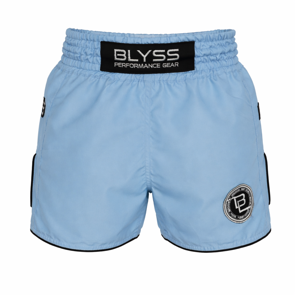BLYSS Performance Gear Muay Thai Shorts PULSE Sky Blue