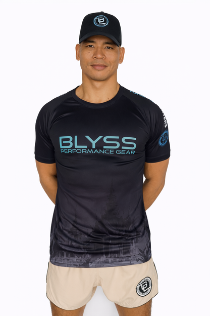 BLYSS Performance Gear Muay Thai T-Shirt Temple Edition Black