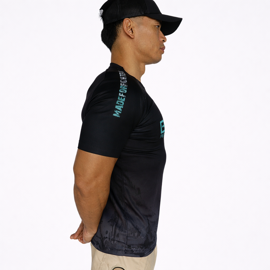 BLYSS Performance Gear Muay Thai T-Shirt Temple Edition Black