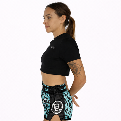 BLYSS Woman Sport Cropped Top Impact Black