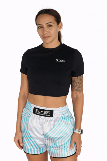 BLYSS Woman Sport Cropped Top Impact Black