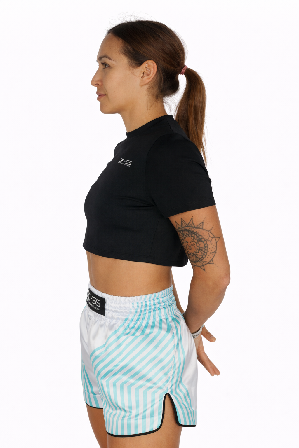 BLYSS Woman Sport Cropped Top Impact Black