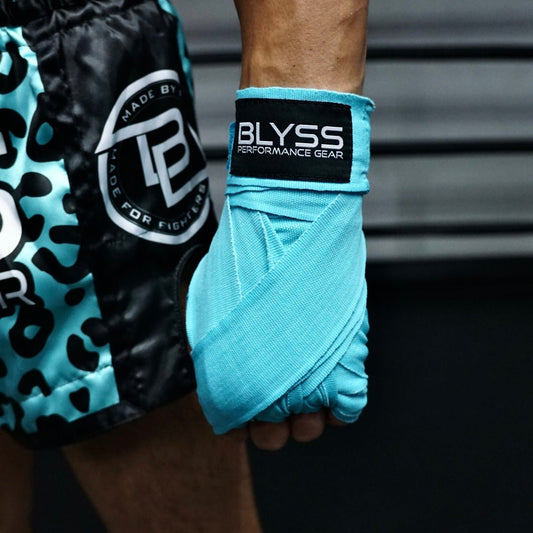 BLYSS Muay Thai Handwraps Electric Blue