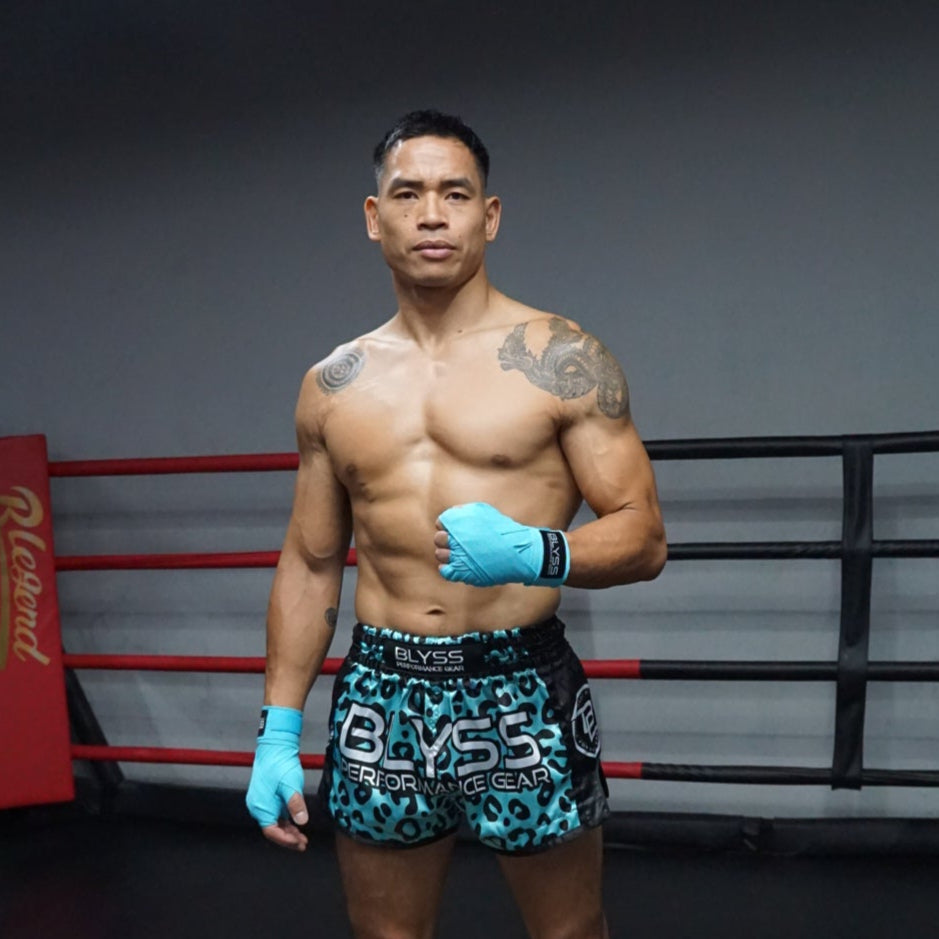 BLYSS Muay Thai Handwraps Electric Blue
