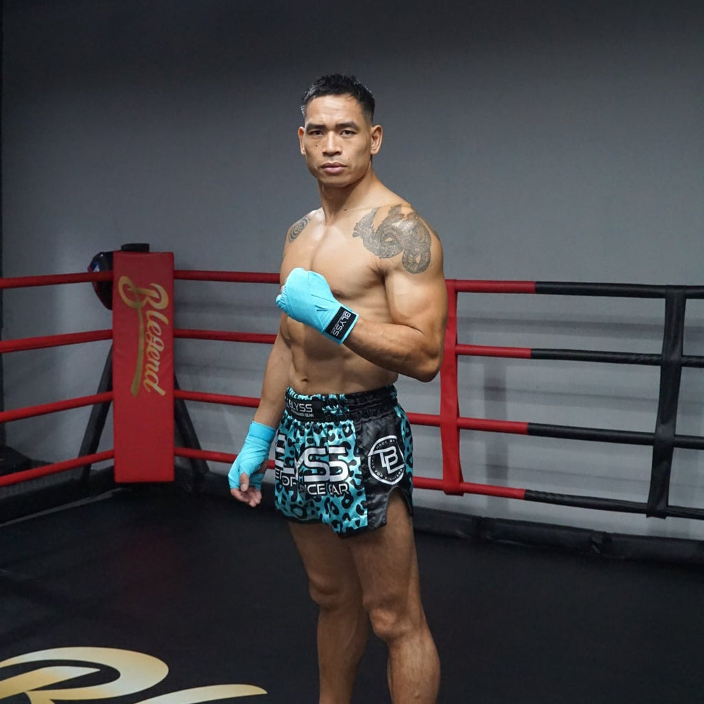BLYSS Muay Thai Handwraps Electric Blue