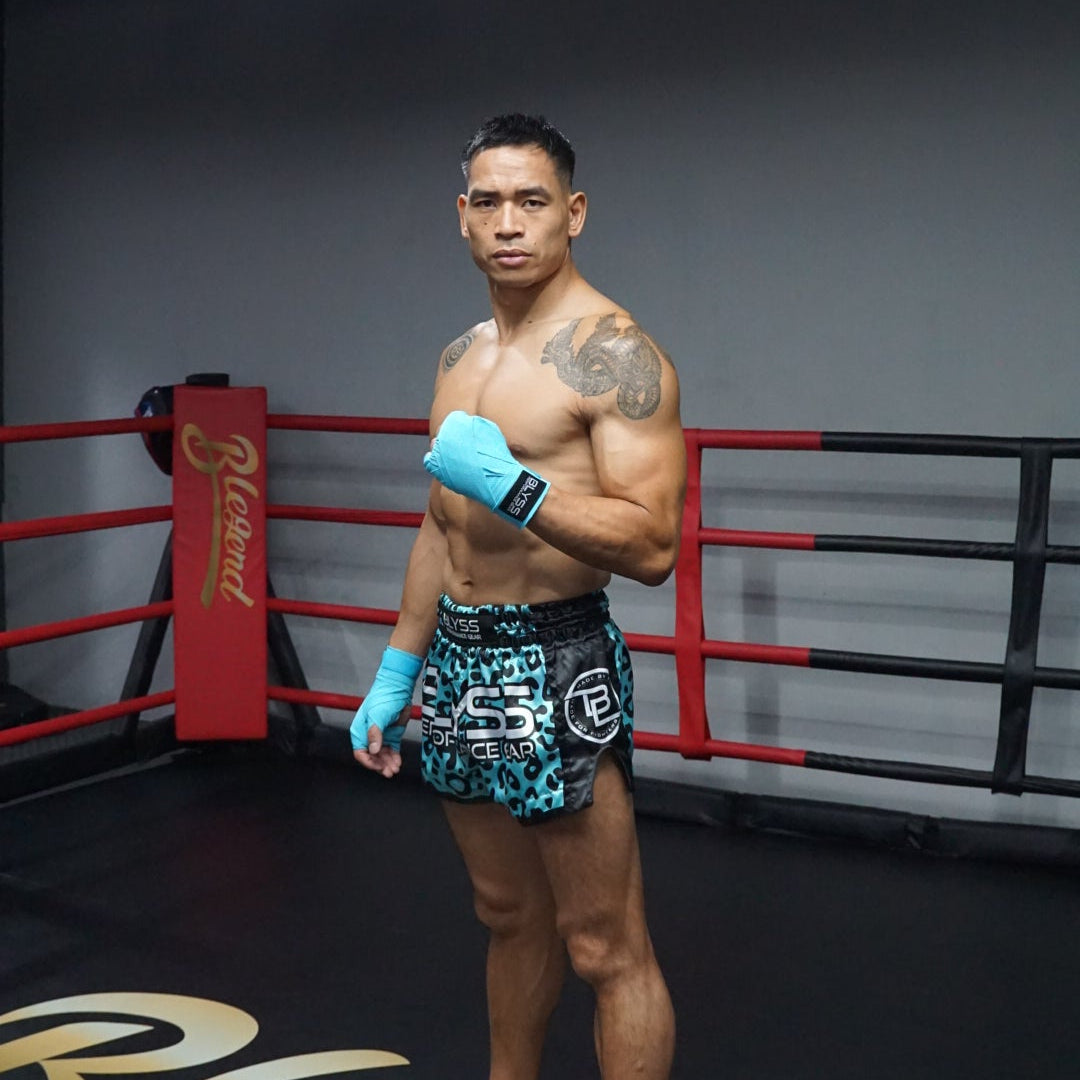 BLYSS Muay Thai Handwraps Electric Blue
