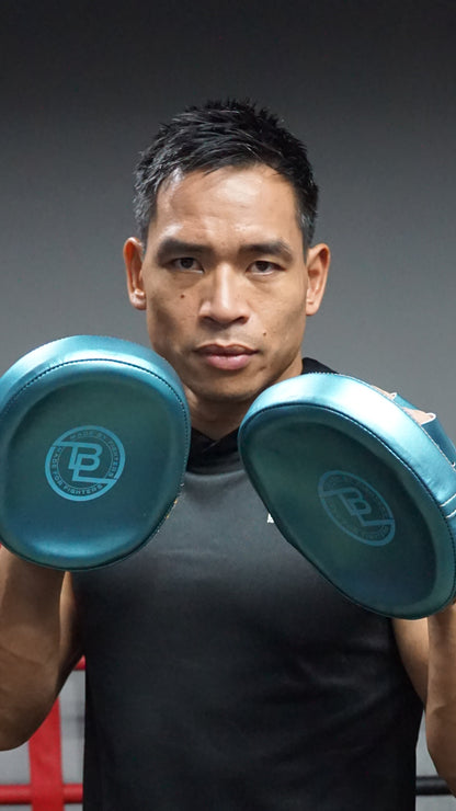 BLYSS Performance Gear Boxing Mitts PRO Metallic Blue