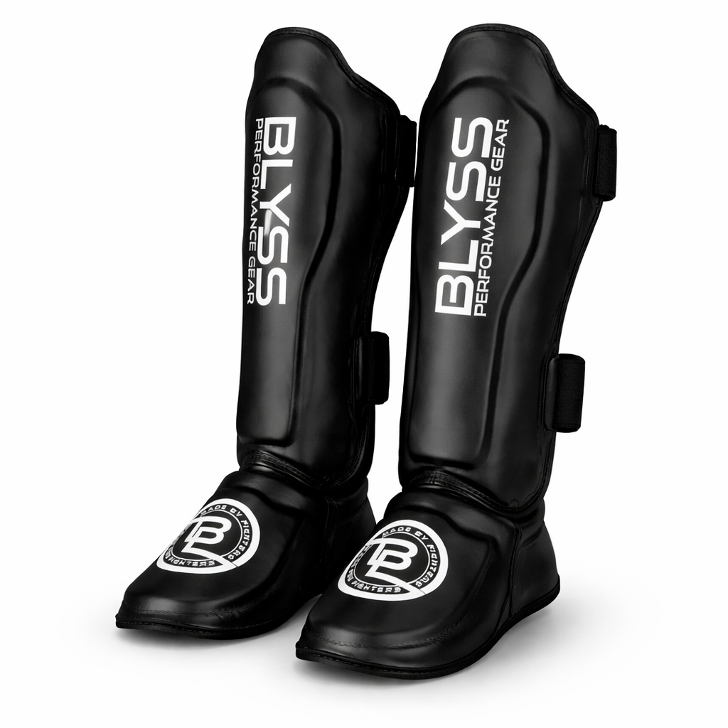 BLYSS Performance Gear Shin Guards POWERPRO Black