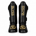 BLYSS Performance Gear Shin Guards POWERPRO Black Gold