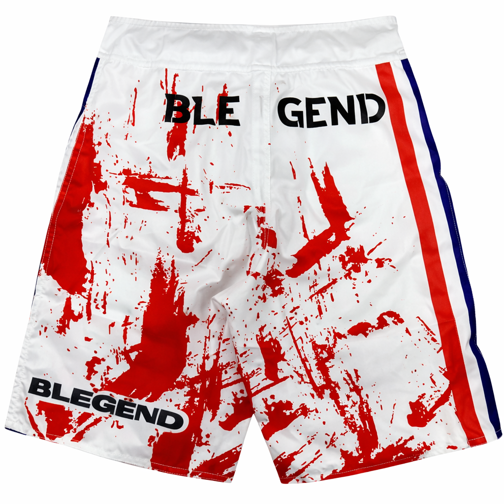 Blegend MMA Shorts Warrior White