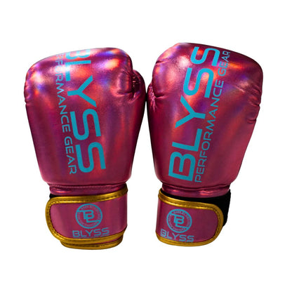 BLYSS Performance Gear KIDS Boxing Gloves Champion Metallic Pink