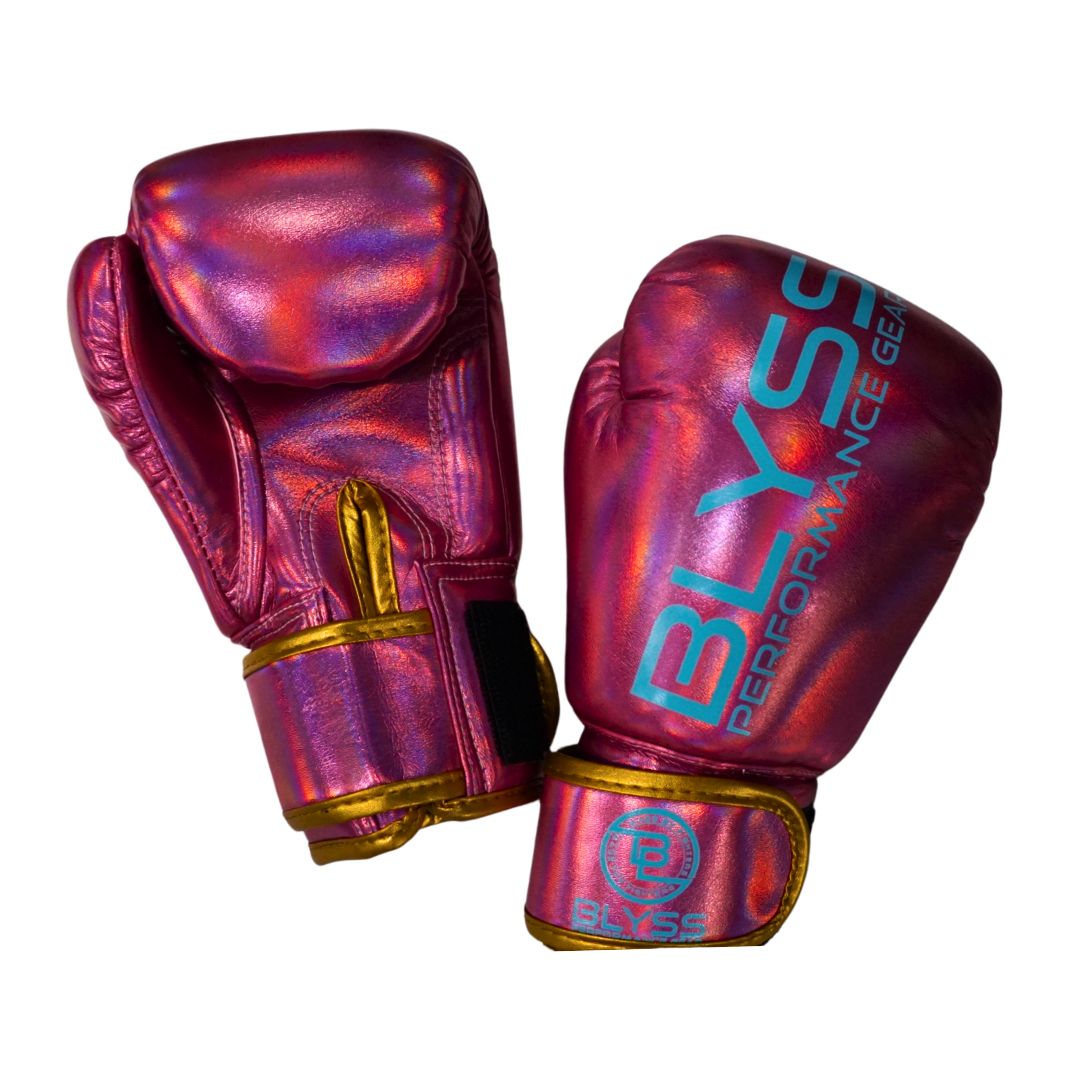 BLYSS Performance Gear KIDS Boxing Gloves Champion Metallic Pink