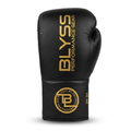 BLYSS Performance Gear Boxing Gloves BTB25 Black Gold Lace Up