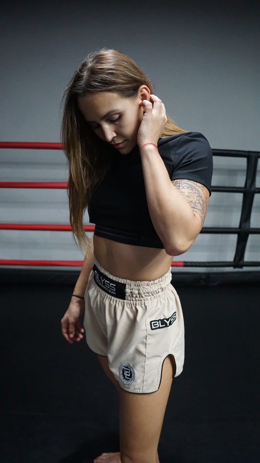 BLYSS Woman Sport Cropped Top Impact Black