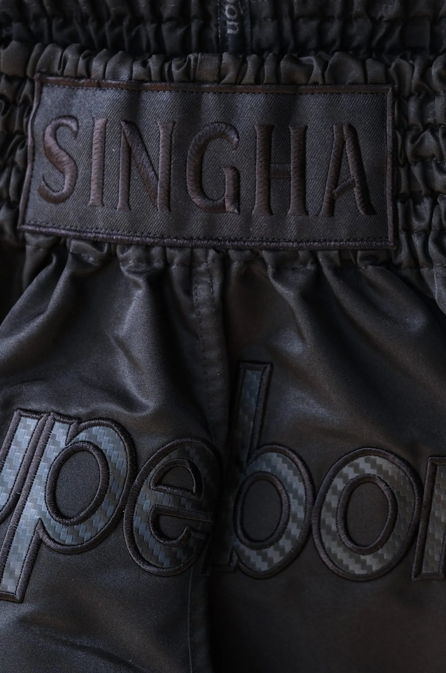 Superbon Muay Thai Shorts “BITTER BLACK”