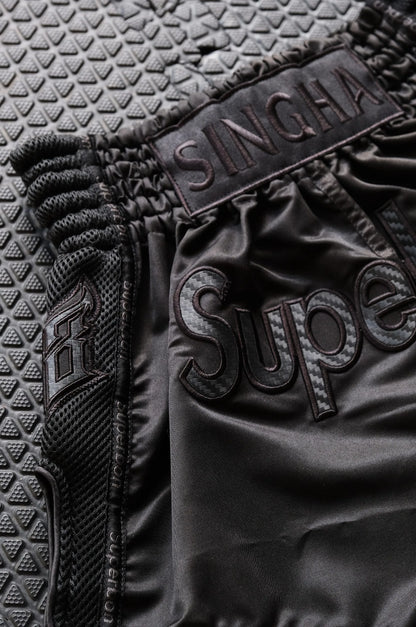 Superbon Muay Thai Shorts “BITTER BLACK”
