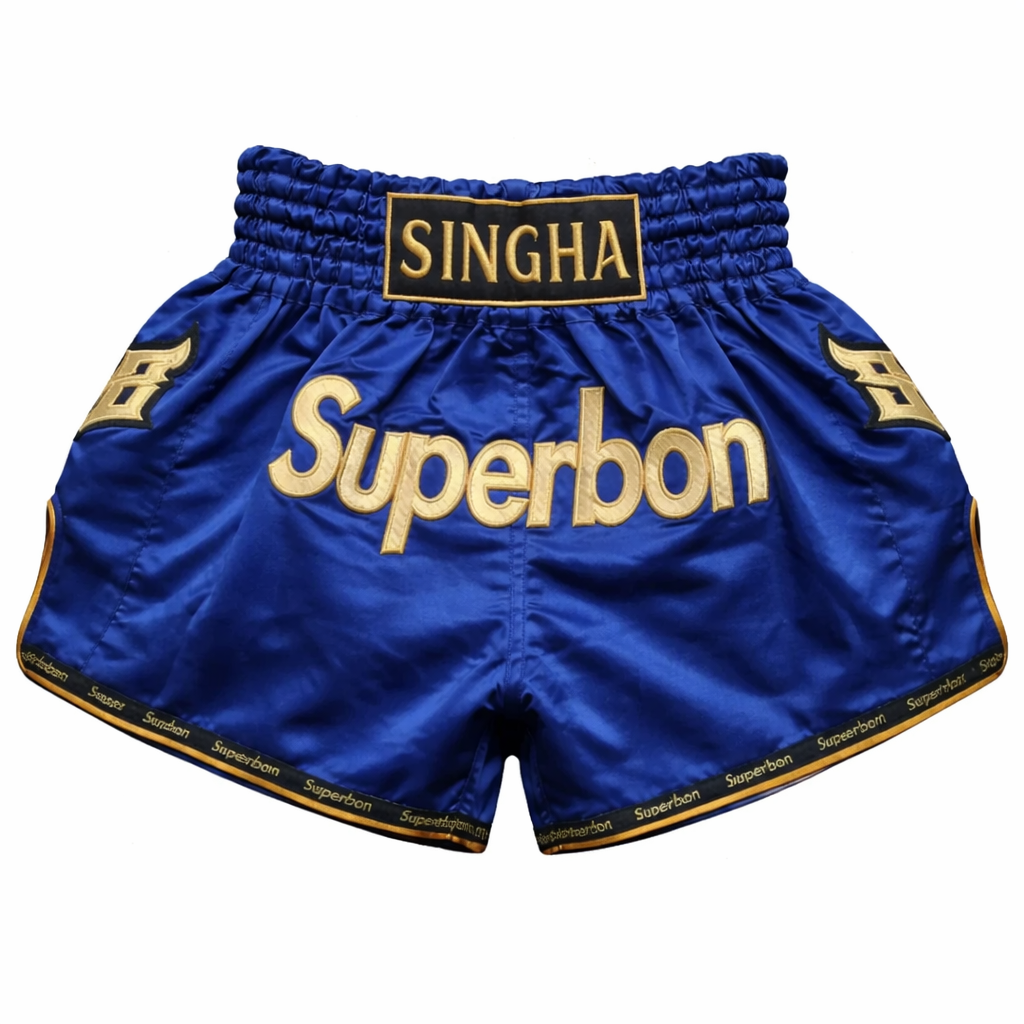 Superbon Muay Thai Shorts “PERSIAN BLUE”