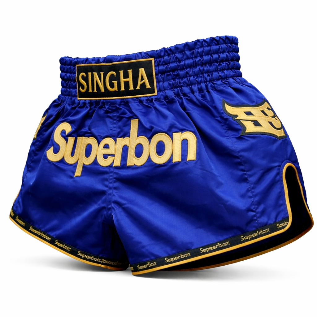 Superbon Muay Thai Shorts “PERSIAN BLUE”