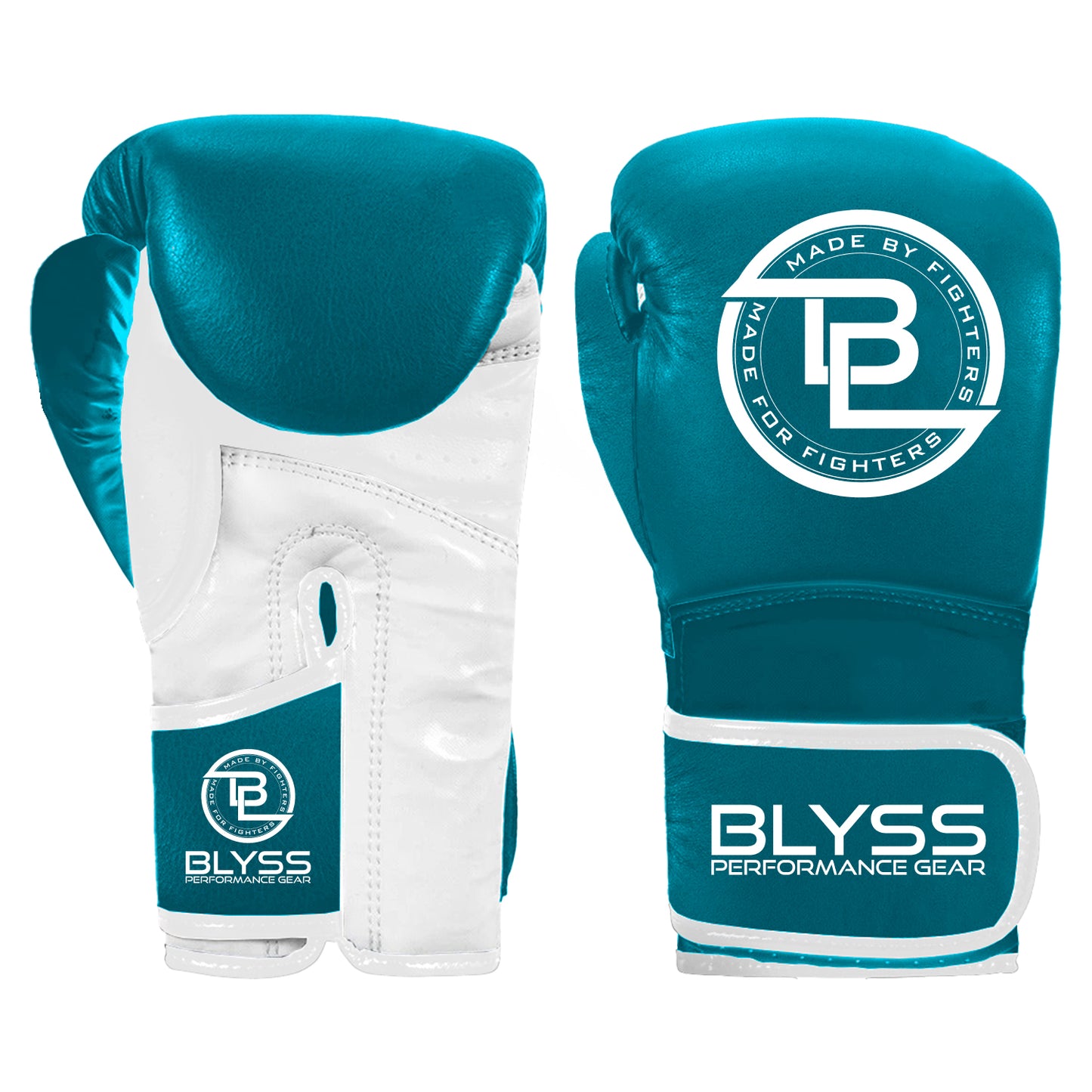 Blyss Boxing Gloves SUPERSTARR Turquoise White