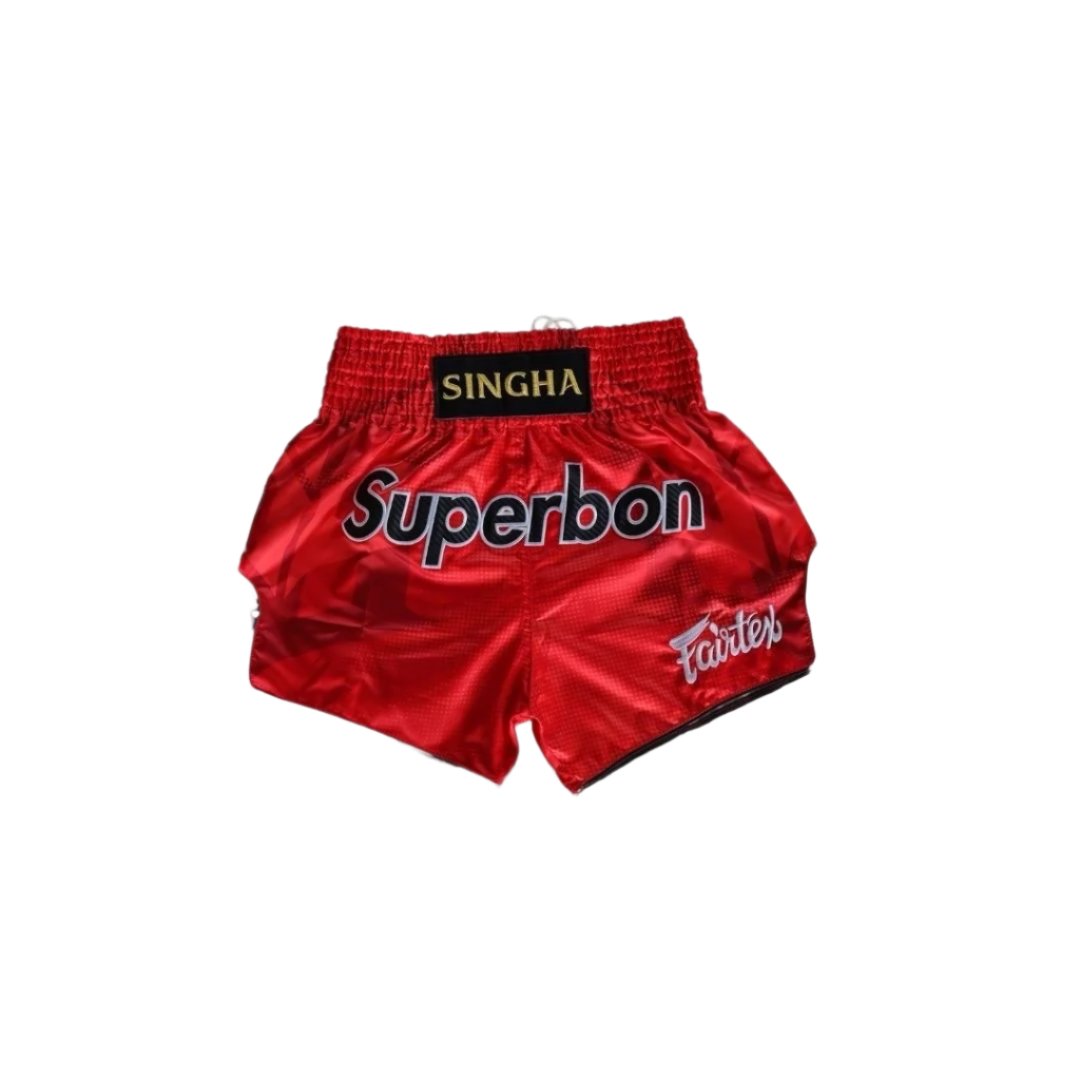 Superbon Muay Thai Shorts MTS23 Red